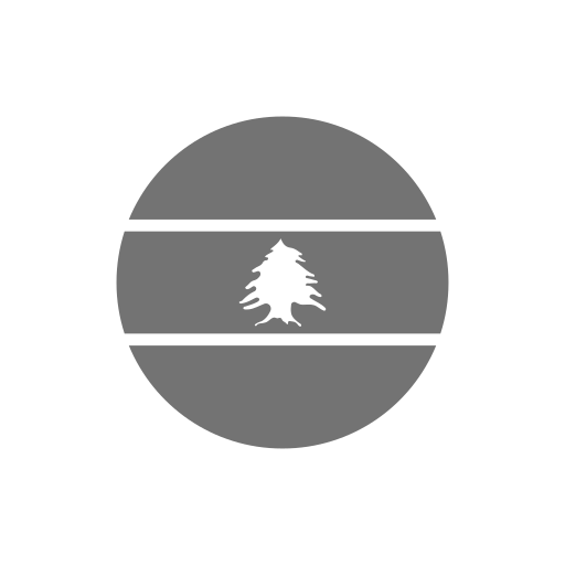 Icon of the Lebanon flag